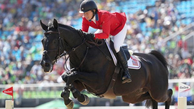 Cortes C at the Rio Olympics with Beezie Madden