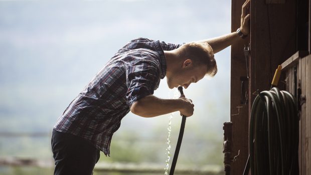 Water from hosepipes is not safe to drink in some countries