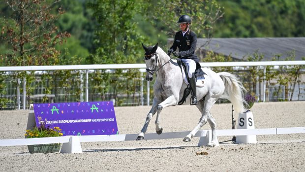 European Eventing Championships dressage: Christoph Wahler and Carjatan S