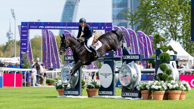 Donald Whitaker and Di Caprio in action for Great Britain at the European Championships in Milan, Italy: concerns remain over the lack of bids for the 2025 European Championships