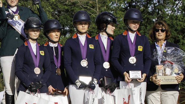 The British pony team win bronze at the FEI European Championships for Ponies 2023