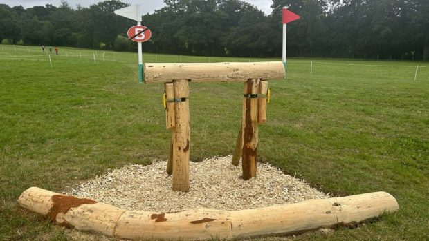 European Eventing Championships cross-country changes: fence 12b