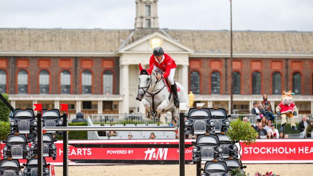 Peder Fredricson and Catch Me Not S help their team the Stockholm Hearts to win at the London leg of the Longines Global Champions Tour 2023