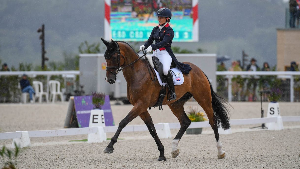 European Eventing Championships dressage: Laura Collett and London 52