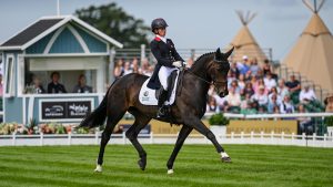 Burghley Horse Trials dressage: Ros Canter and Ponchos Crown Jewel