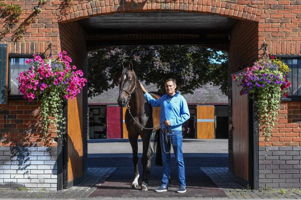 Tim Gredley's stables: Tim Gredley has been improving his facilities to try to attract some outside investment in British showjumping, in particular British horsepower.
