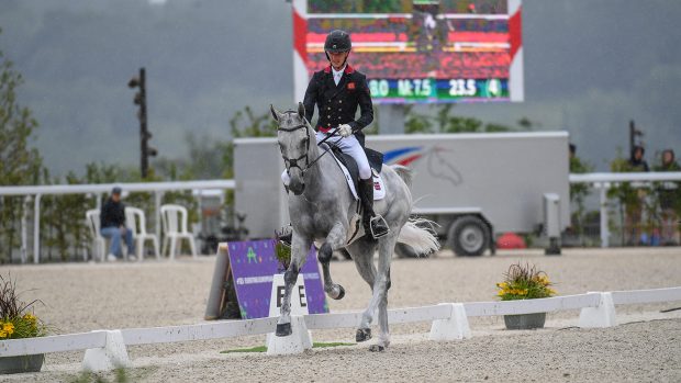 Tom Jackson and Capels Hollow Drift in the European Eventing Championships dressage 2023