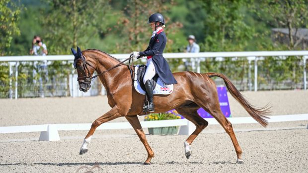 European Eventing Championships dressage: Yasmin Ingham and Banzai Du Loir