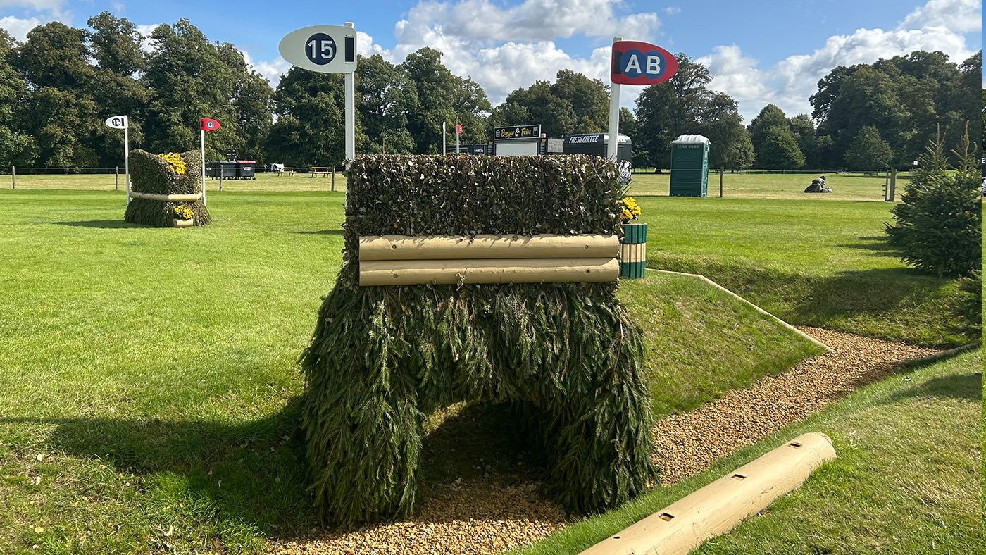 Burghley Horse Trials cross-country course