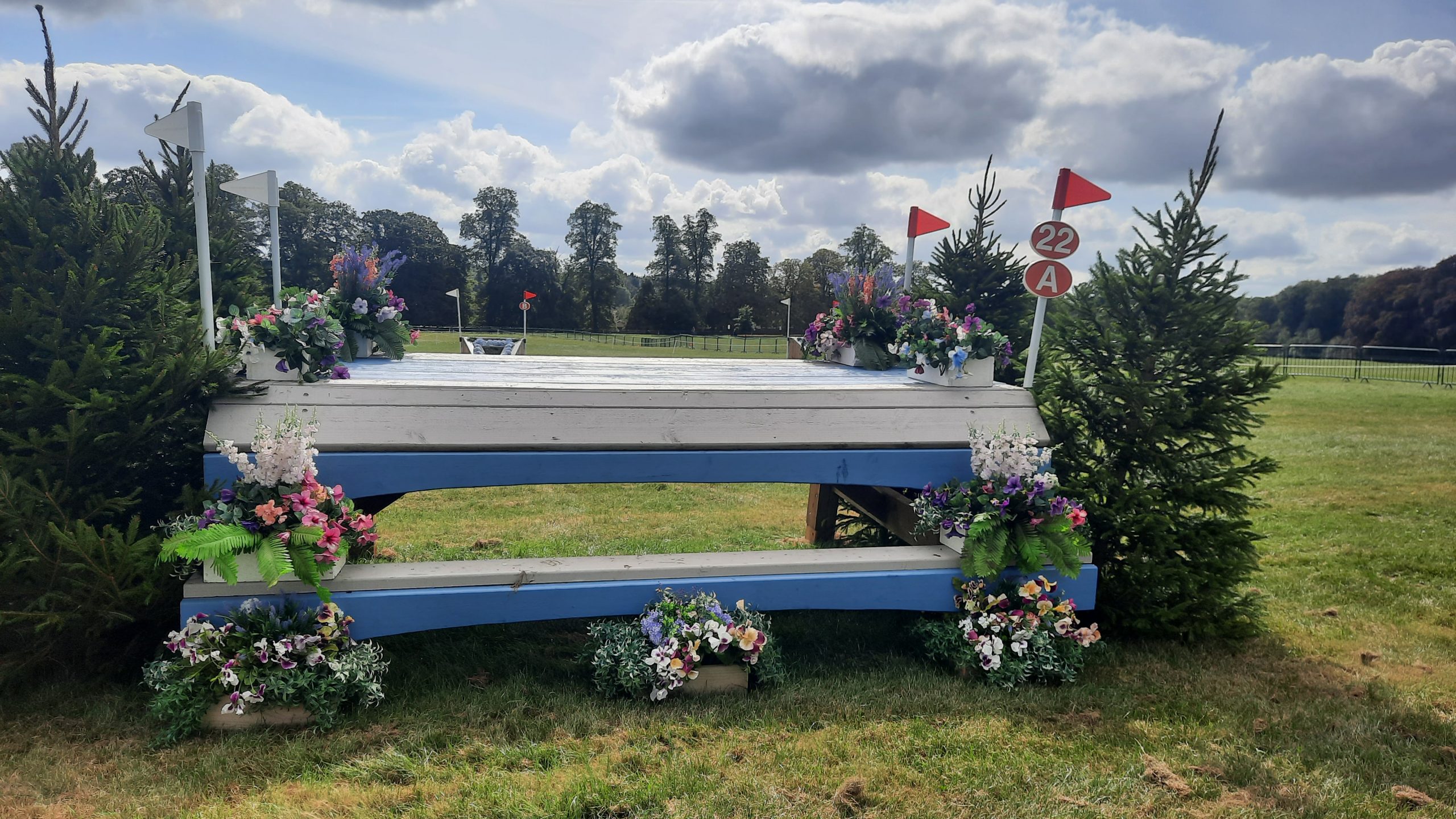 Blenheim Horse Trials cross-country: fence 22a