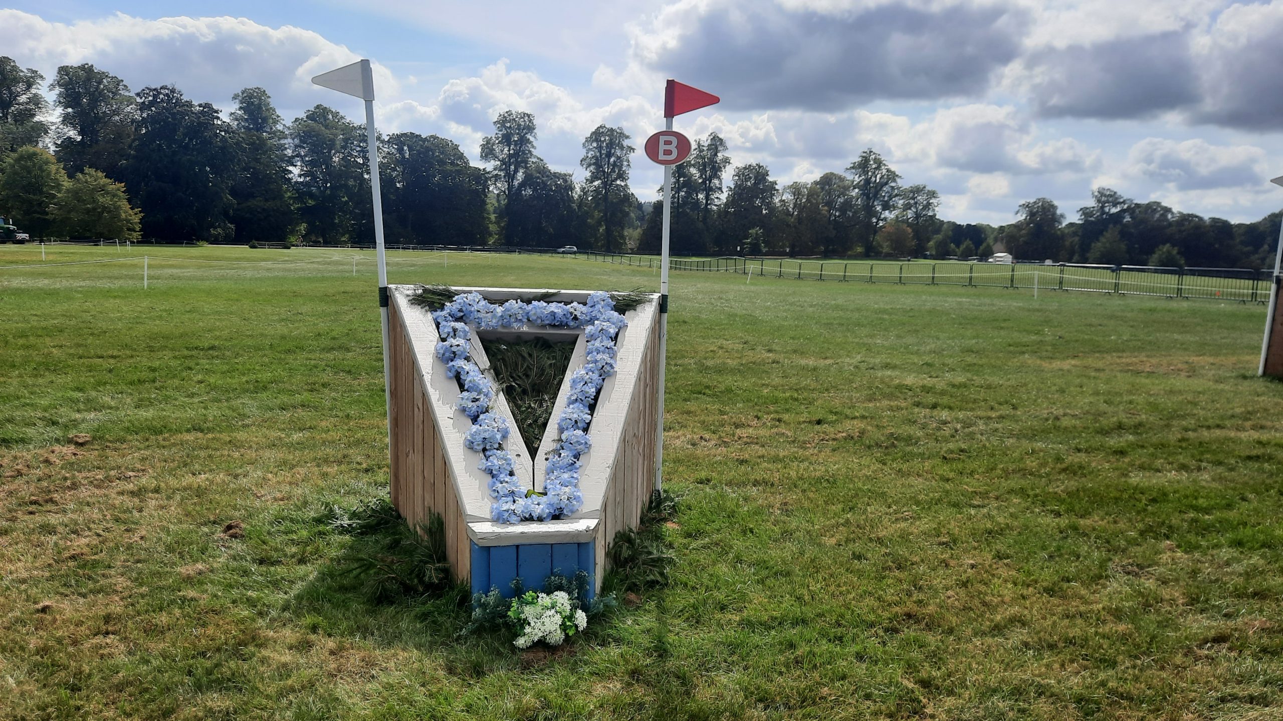 Fence 22b: Blenheim Horse Trials cross-country