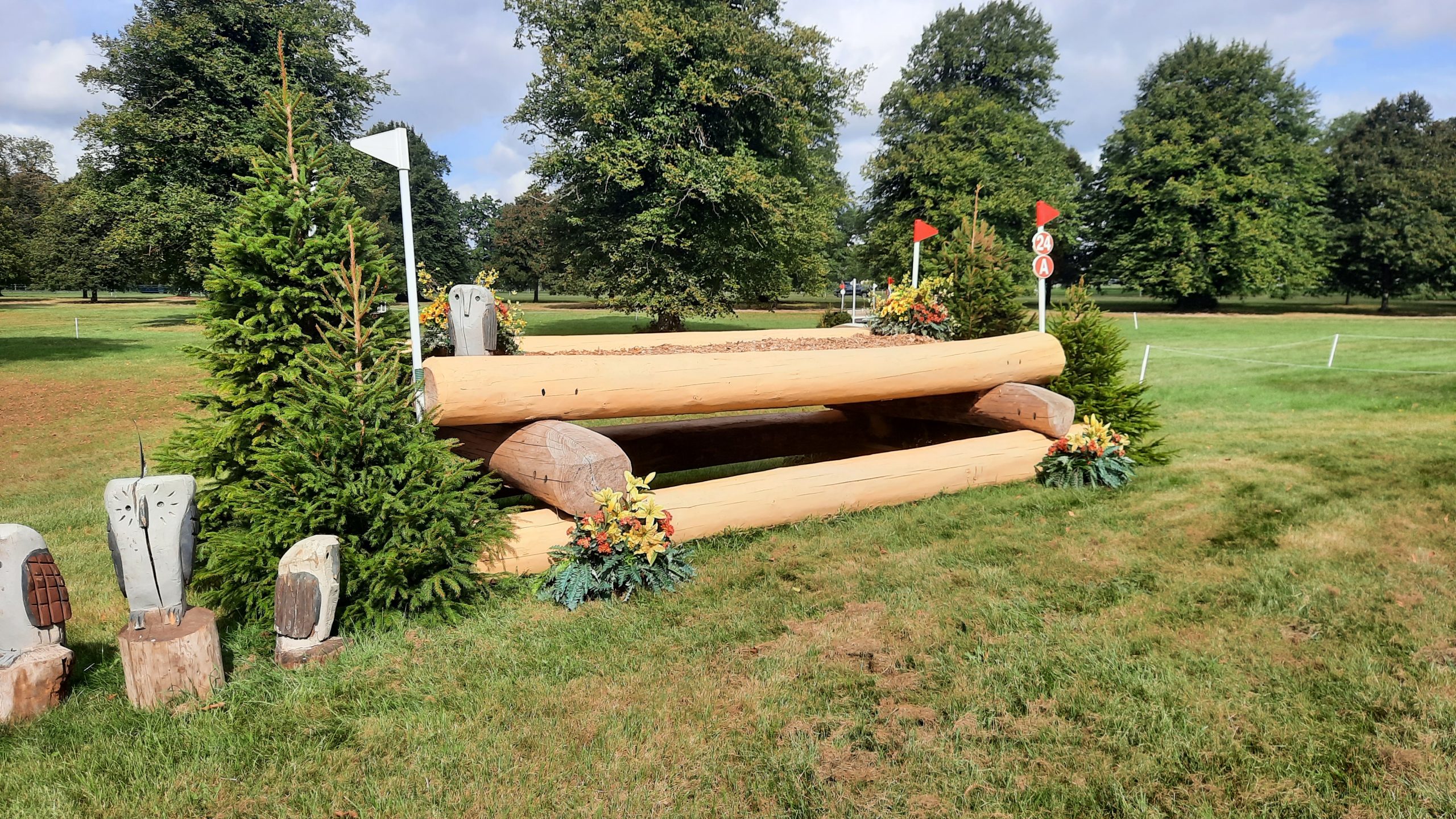 Fence 24a: Blenheim Horse Trials cross-country
