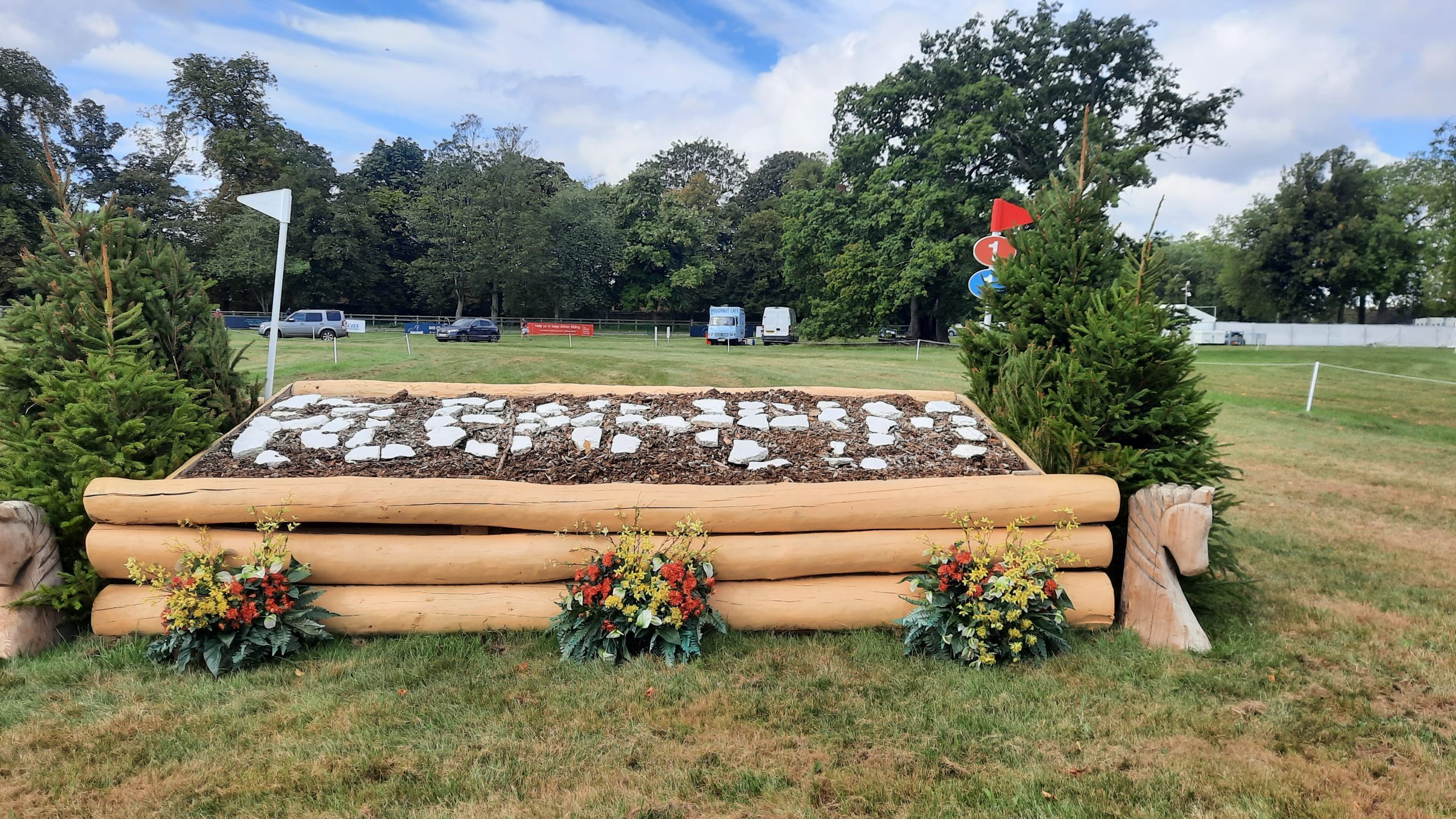Fence 1: Blenheim Horse Trials cross-country