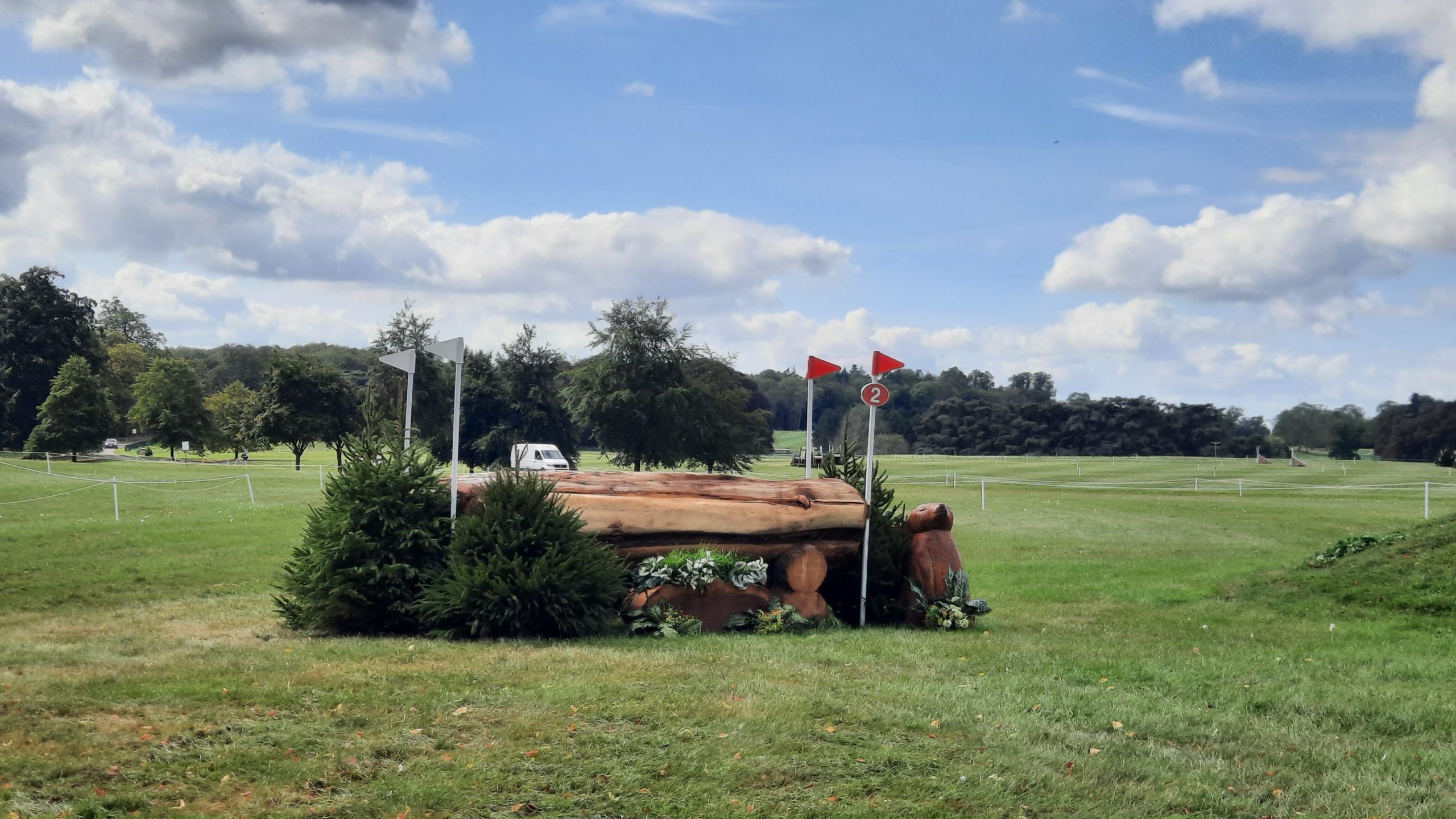 Fence 2: Blenheim Horse Trials cross-country