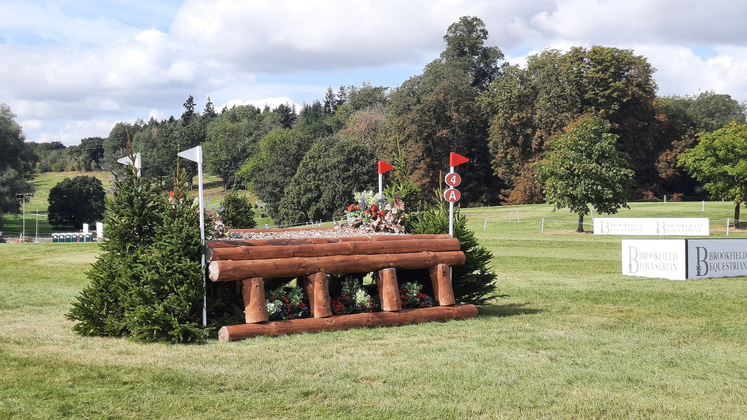 Fence 4a: Blenheim Horse Trials cross-country