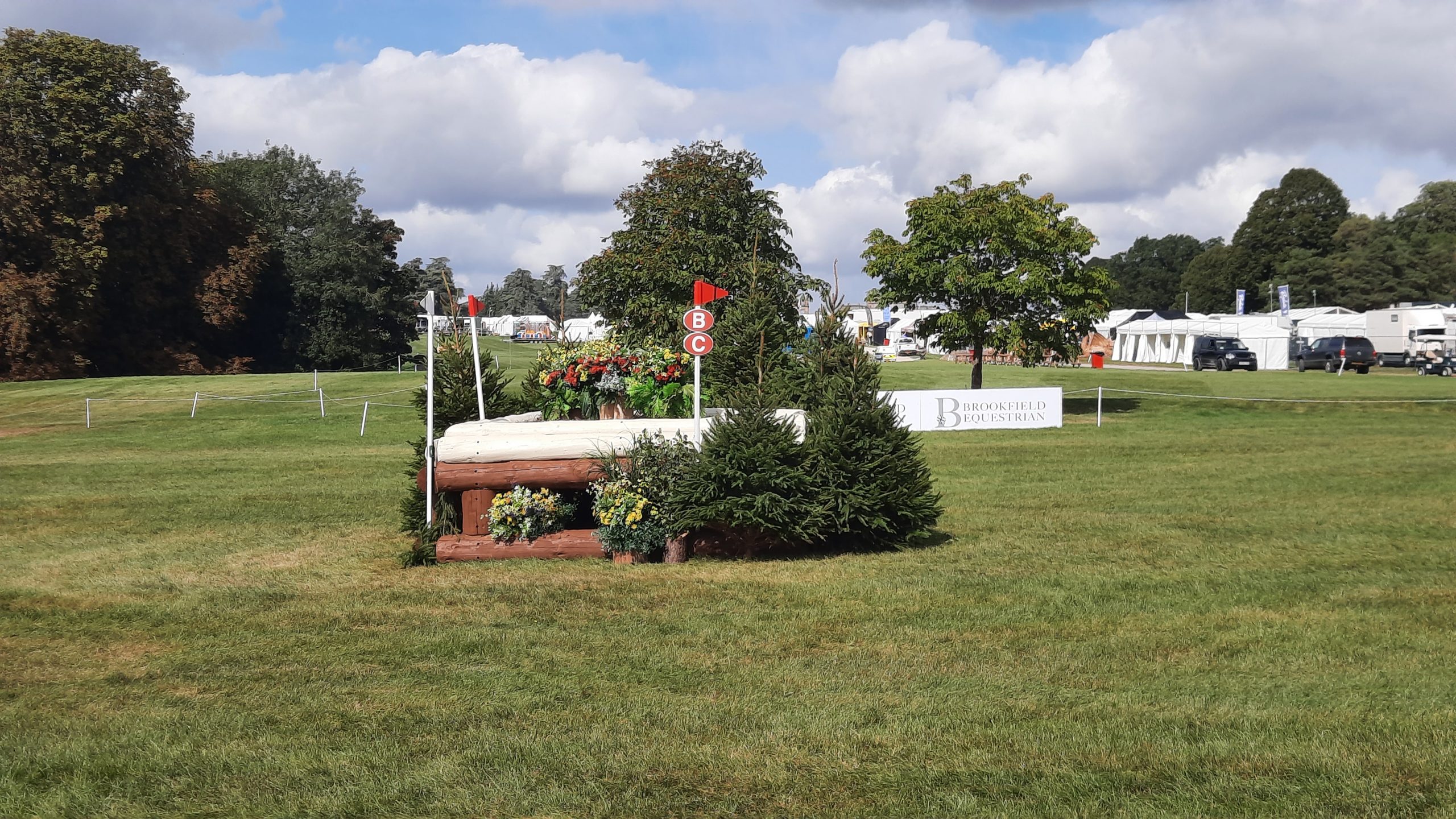 Fence 4b: Blenheim Horse Trials cross-country