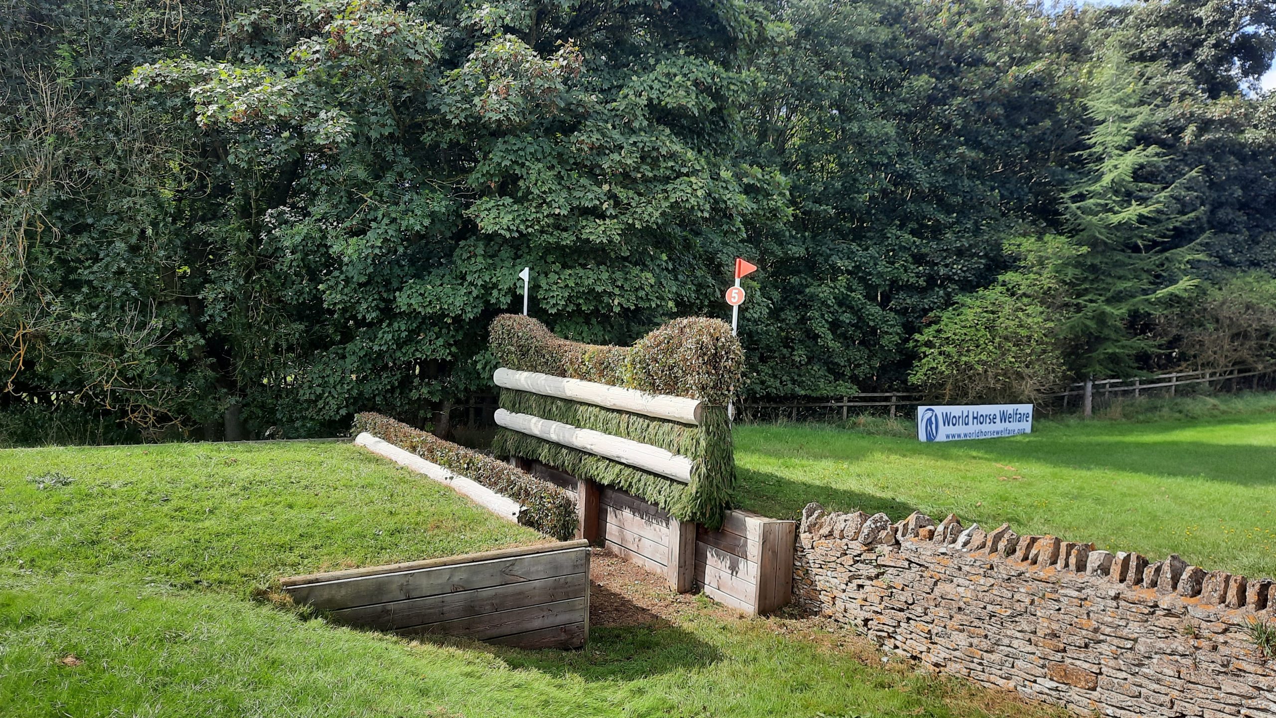 Fence 5: Blenheim Horse Trials cross-country