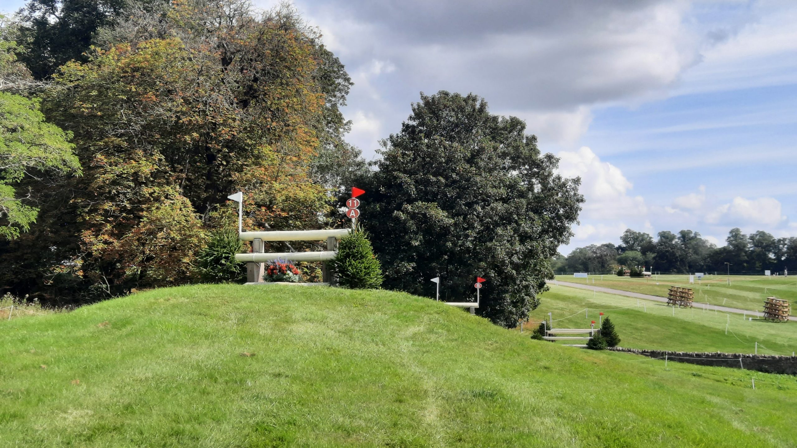 Fence 11a: Blenheim Horse Trials cross-country course gallery