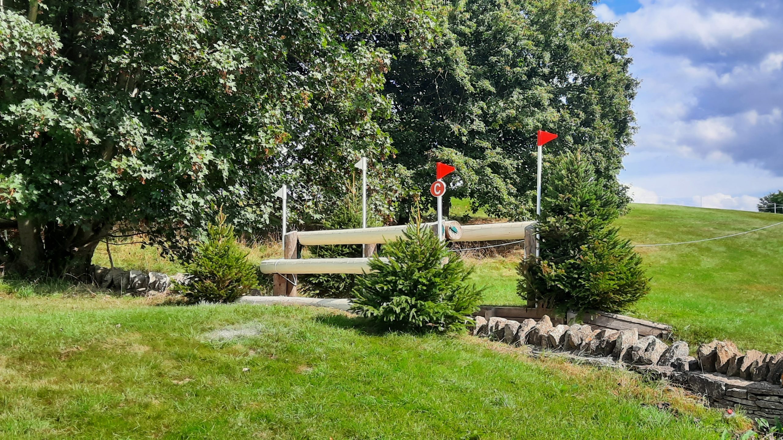 Fence 11c: Blenheim Horse Trials cross-country course gallery