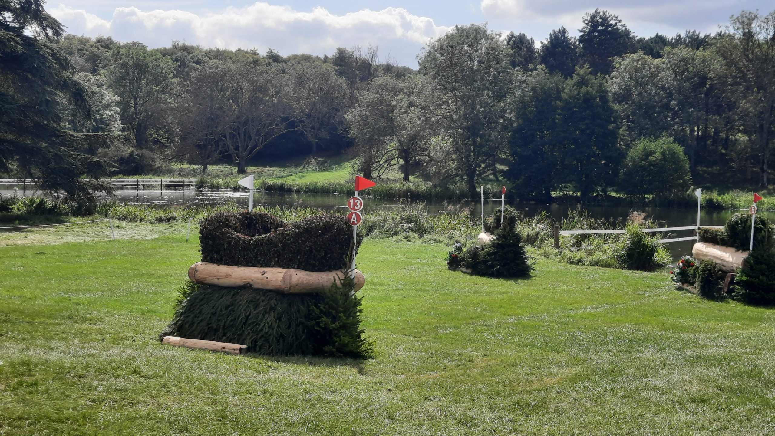 Fence 13a: Blenheim Horse Trials cross-country course gallery
