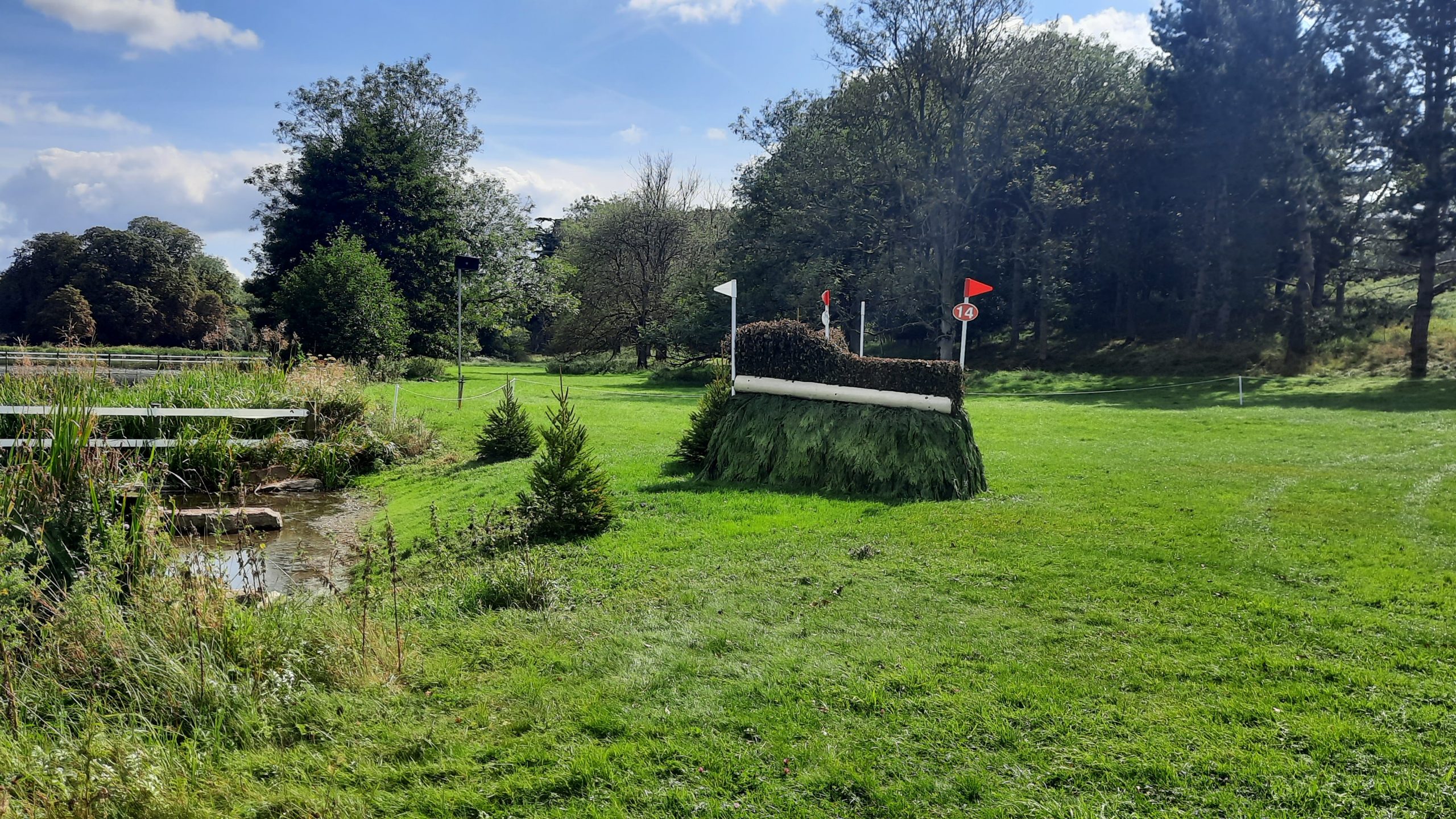 Fence 14: Blenheim Horse Trials cross-country course gallery