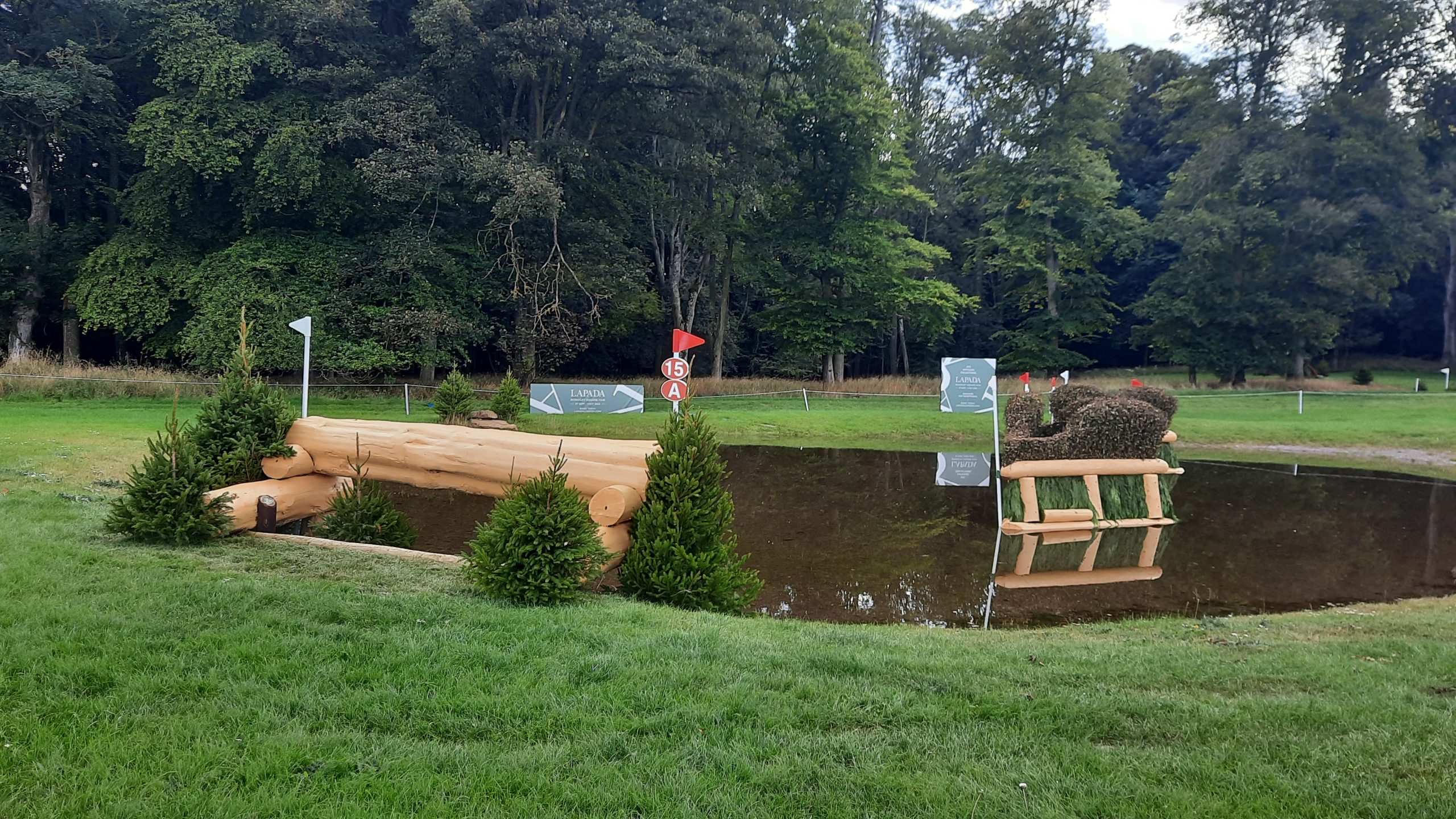 Fence 15a: Blenheim Horse Trials cross-country course gallery