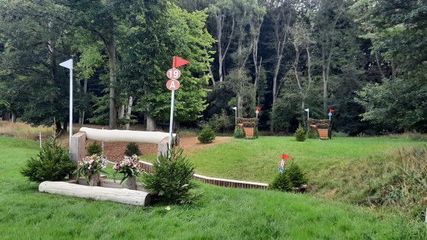 Fence 19a: Blenheim Horse Trials cross-country course gallery