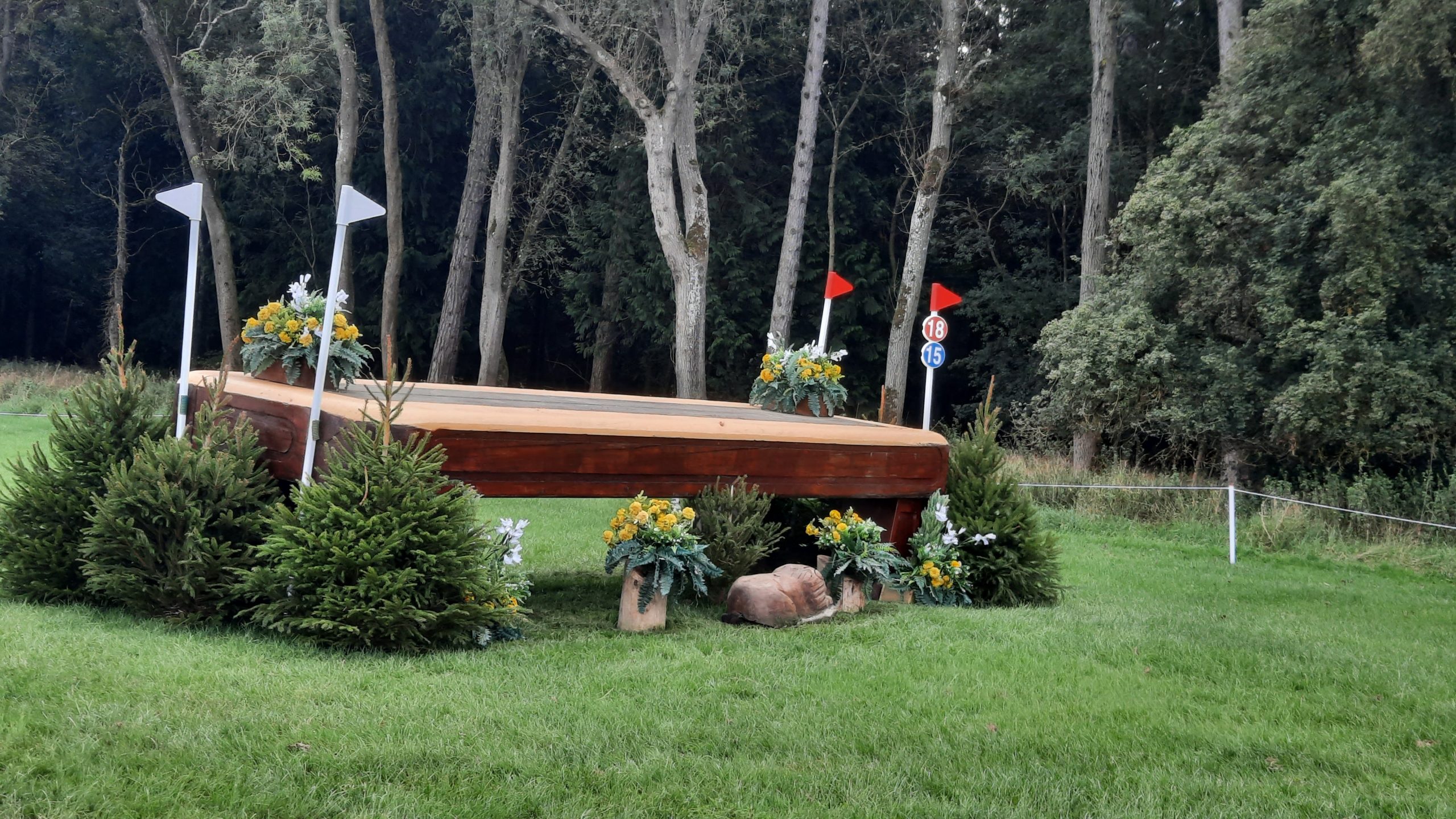 Fence 17: Blenheim Horse Trials cross-country course gallery