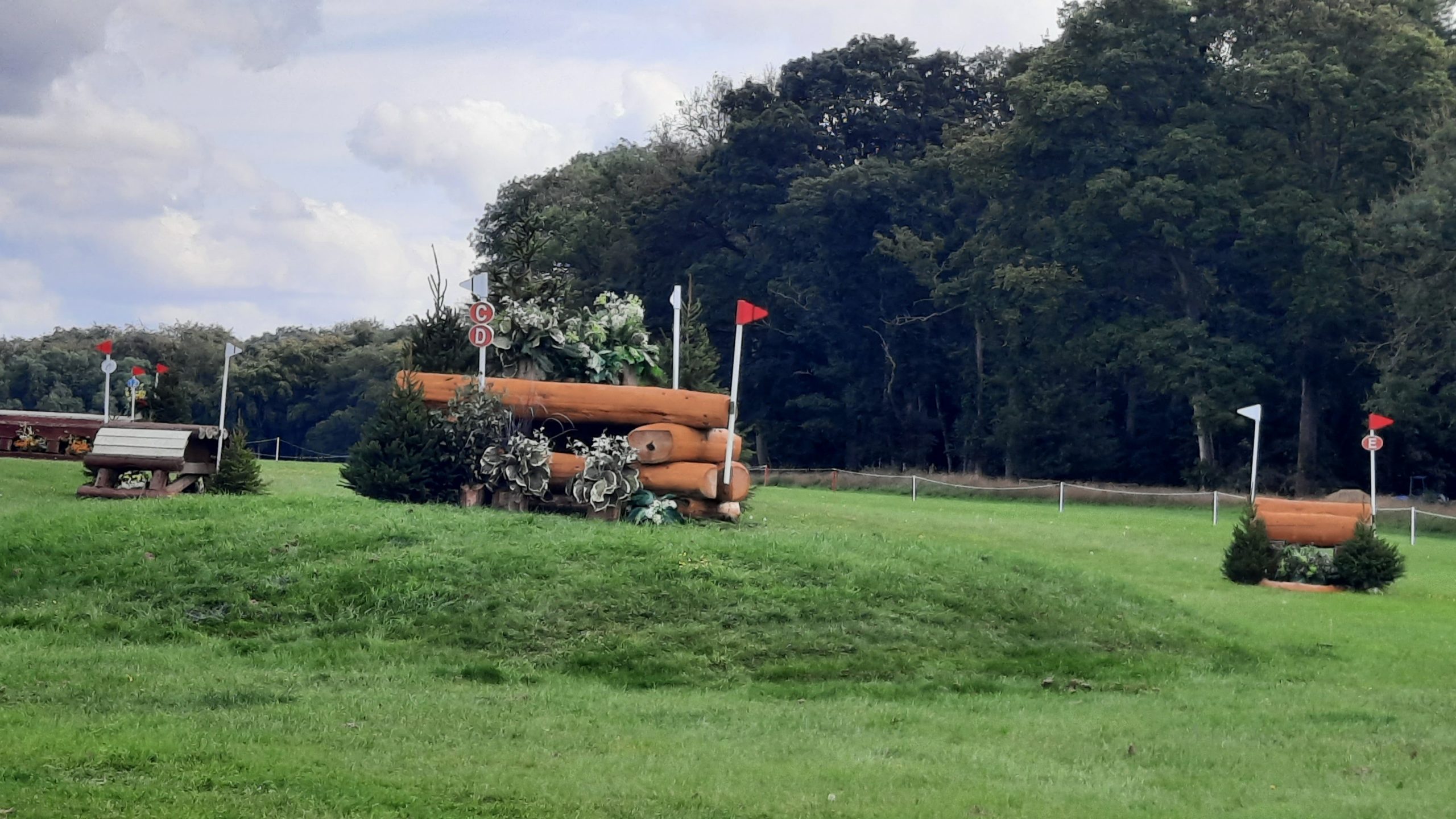 Fence 16cd: Blenheim Horse Trials cross-country course gallery