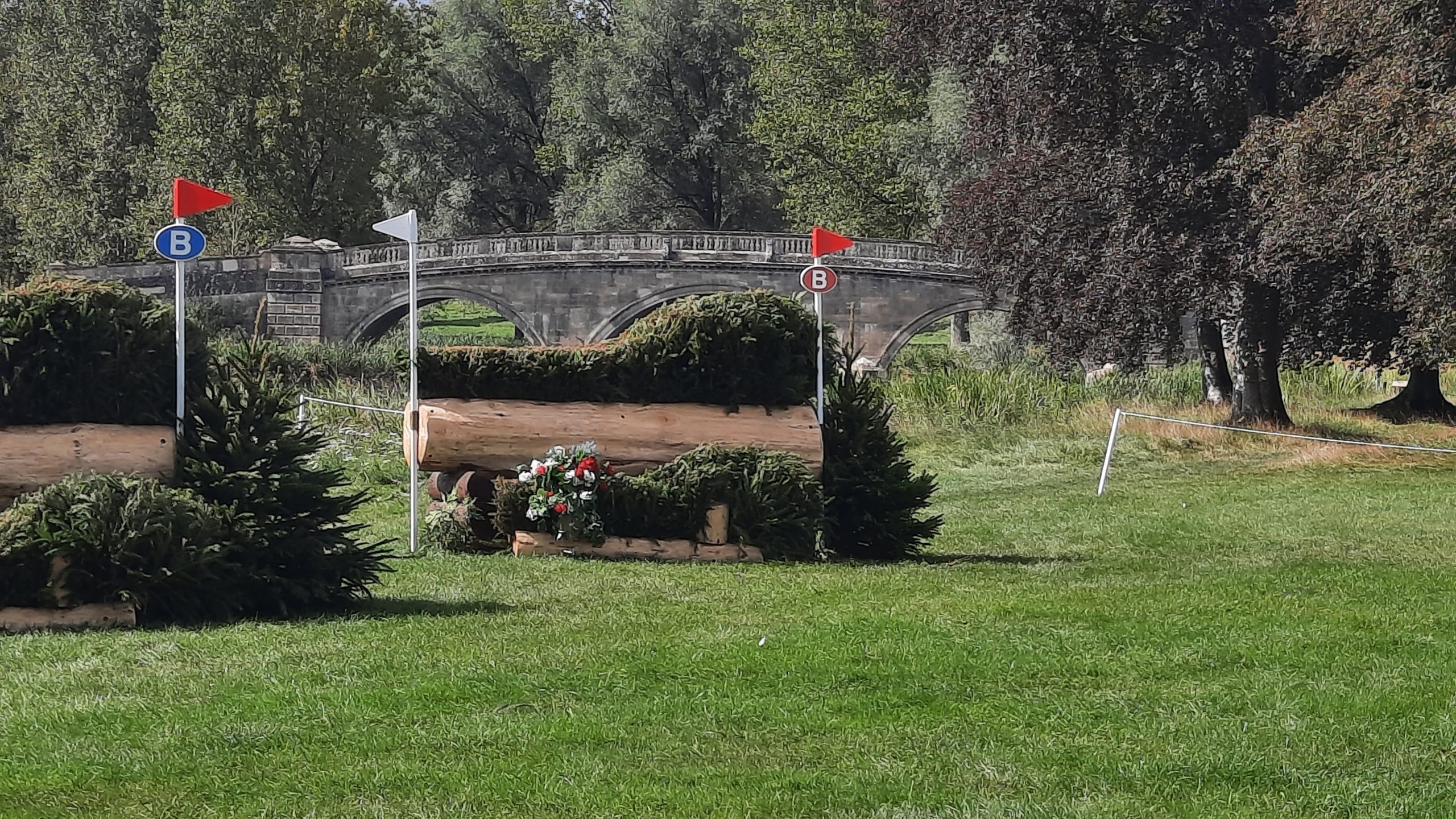 Fence 13b: Blenheim Horse Trials cross-country course gallery