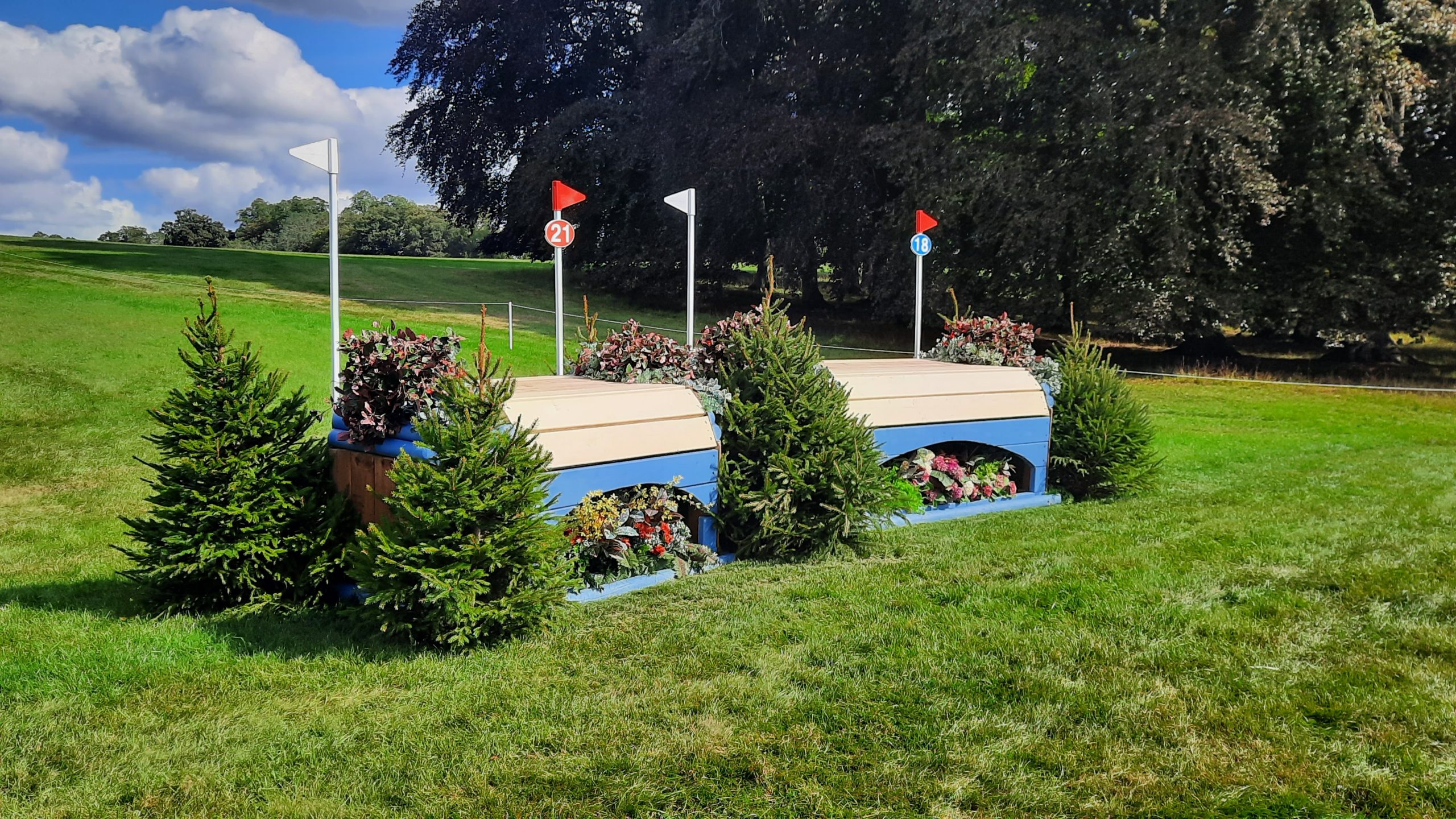 Fence 21: Blenheim Horse Trials cross-country course gallery