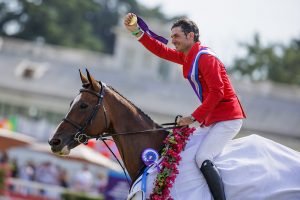 Steve Guerdat and Dynamix De Belheme are the new champions after winning gold at the European Showjumping Championships in Milan, Italy