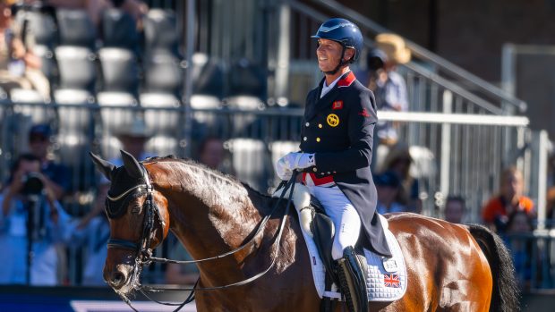Carl Hester and Fame at the European Dressage Championships