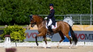 Gareth Hughes and Classic Briolinca at the European Dressage Championships 2023