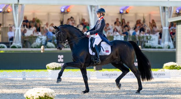 Lottie Fry and Glamourdale at the European Dressage Championships 2023