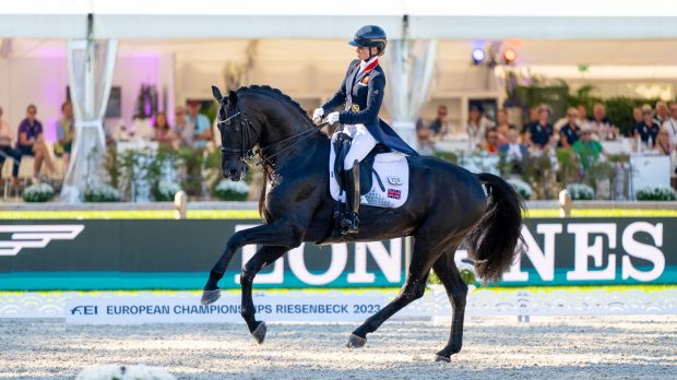 Lottie Fry and Glamourdale at European Dressage Championships 2023