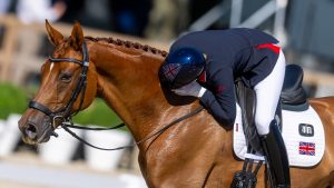 Charlotte Cundall and FJ Veyron at European Para Dressage Championships