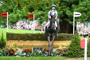 Francis Whittington and DHI Purple Rain at the Trout Hatchery at Defender Burghley Horse Trials 2023