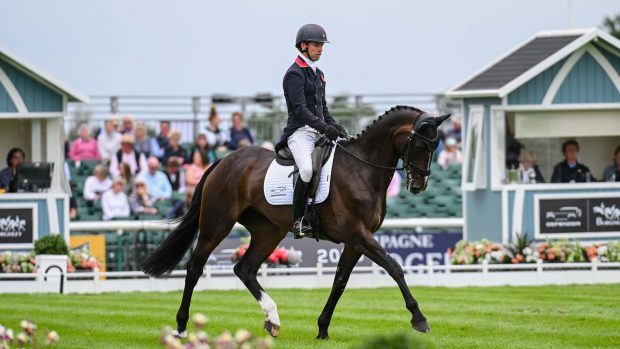 Harry Meade riding Cavalier Crystal