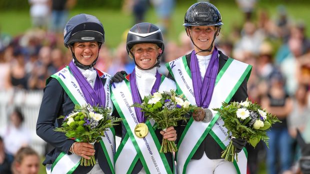 Ros Canter world number one: Ros tops the European Championships podiujm