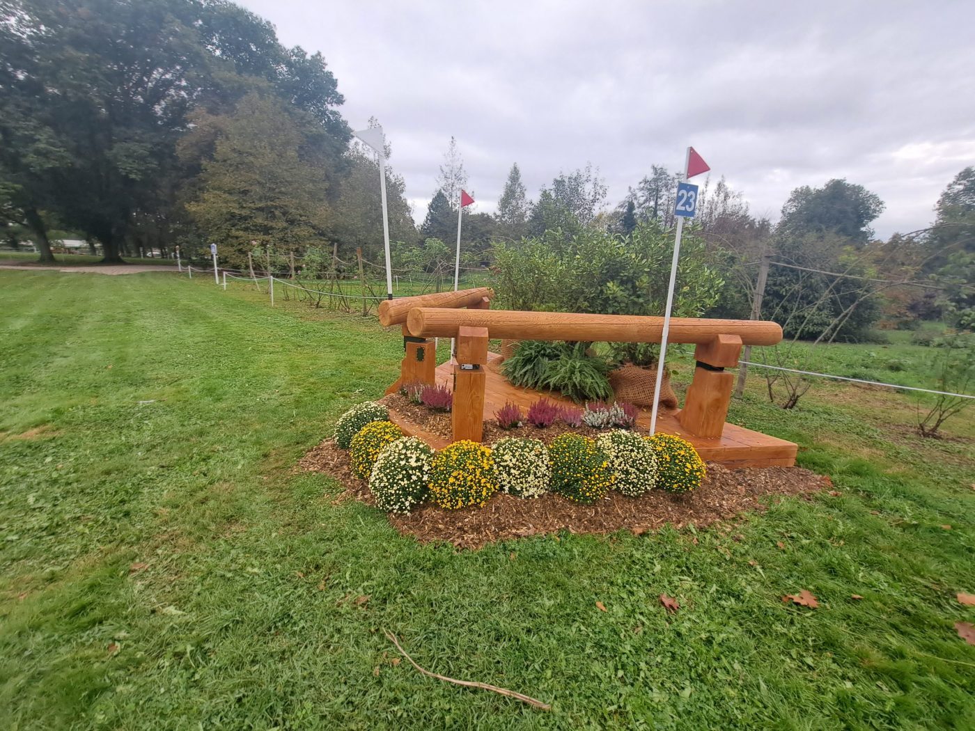 Pau Horse Trials cross-country course fence 23