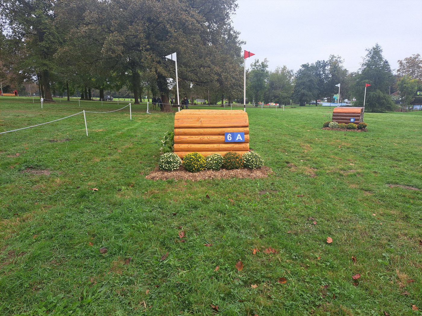 Pau Horse Trials cross-country course fence 6a alternative