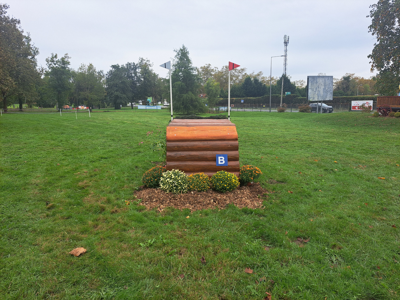 Pau Horse Trials cross-country course fence 6b