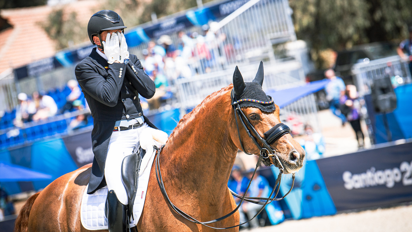 I wanted to cry': historic gold for horse who lives out 24/7 and