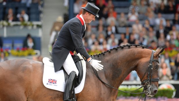 Carl Hester and Nip Tuck help Britain to team silver at the 2015 European Championships in Aachen.
