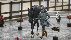 The Pau Horse Trials dressage times have been released. Ros Canter and Pencos Crown Jewel, pictured, will compete at 2.44pm local time on Thursday afternoon.