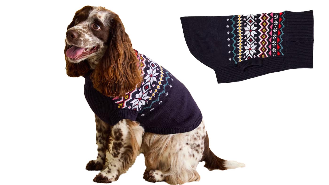 Joules Navy Alba Dog Jumper