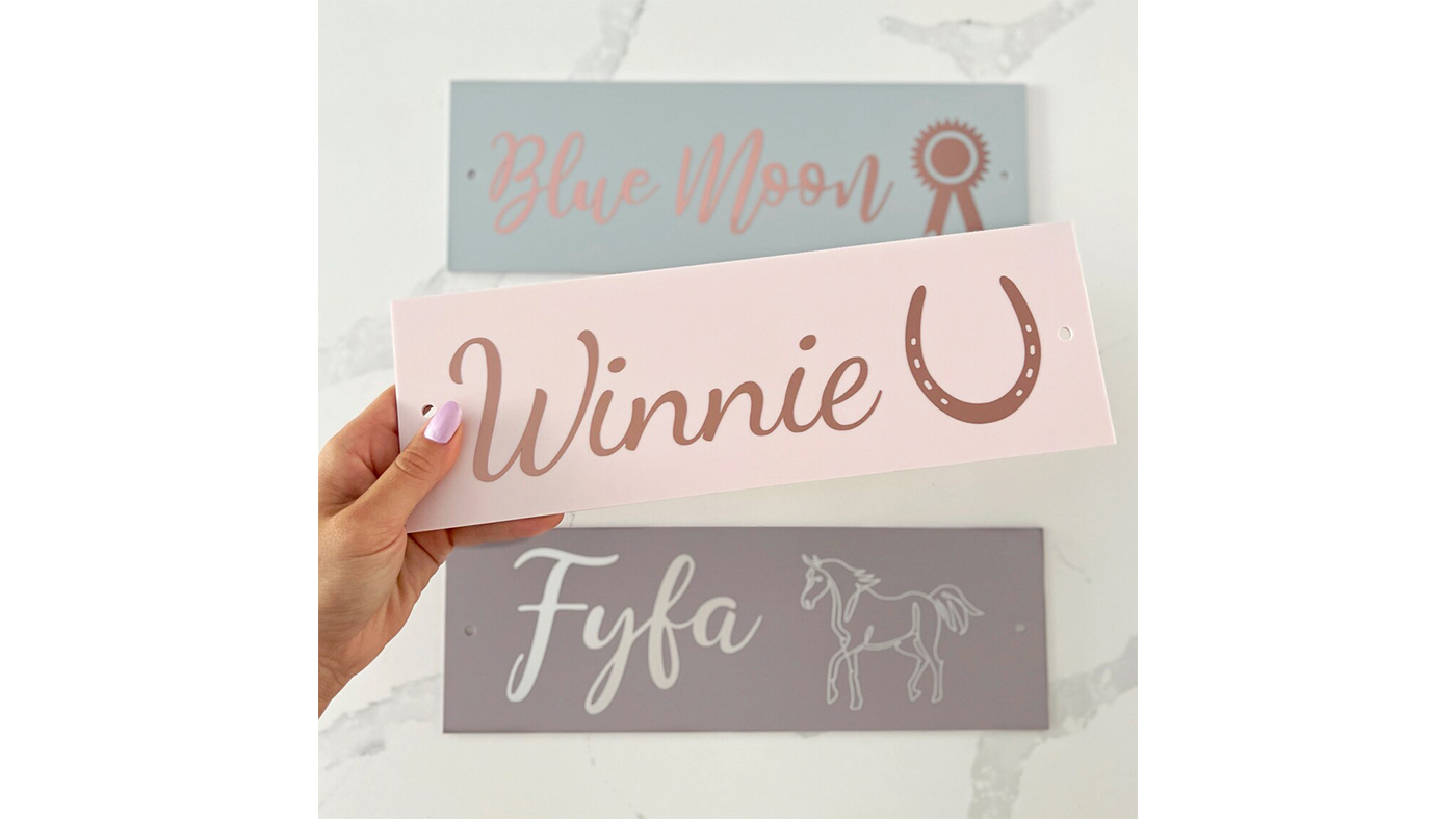 Stable Name Plate Name Plaque