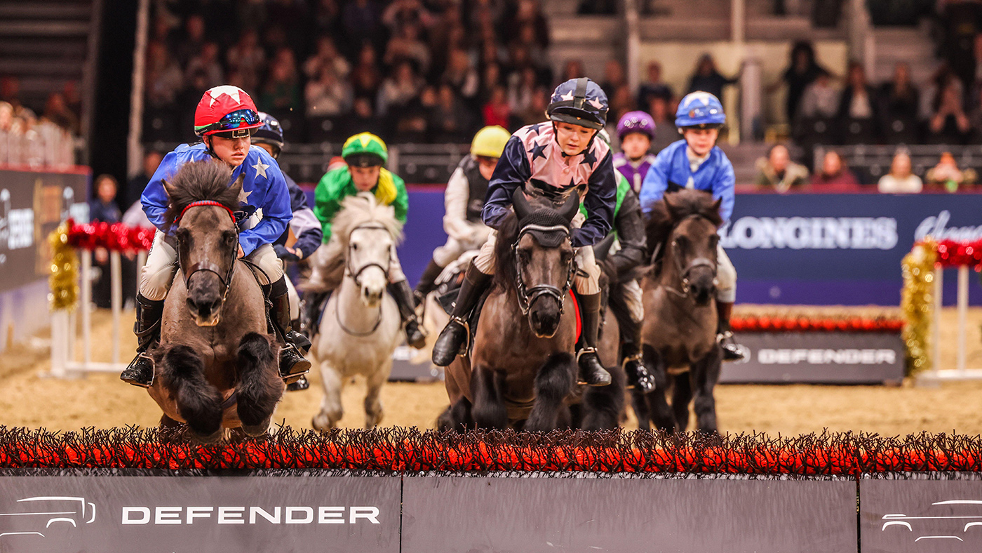 London Internationl Horse Show Shetland grand national
