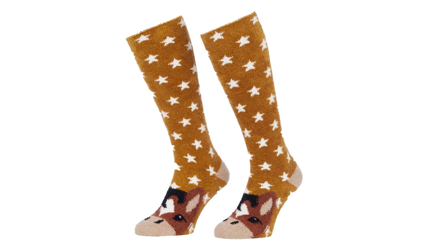 LeMieux Fluffy Character Socks Chancer